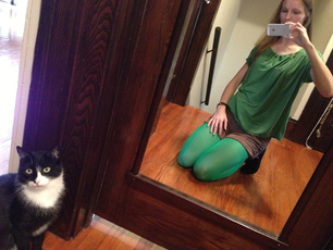 charmed Liebling St. Patty's Day outfit with Oscar