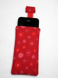 charmed Liebling red iPhone case with pull-tab